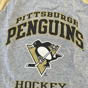 NHL Black and Gray Pittsburgh Penguins Hockey Apparel
